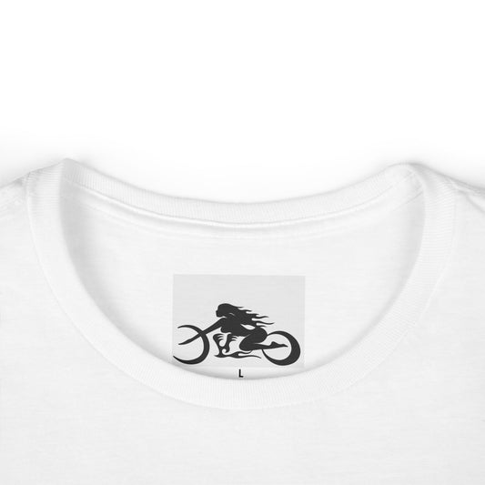 Funny Women's Softstyle Tee - No Phone Zone Design for Tech-Free Living