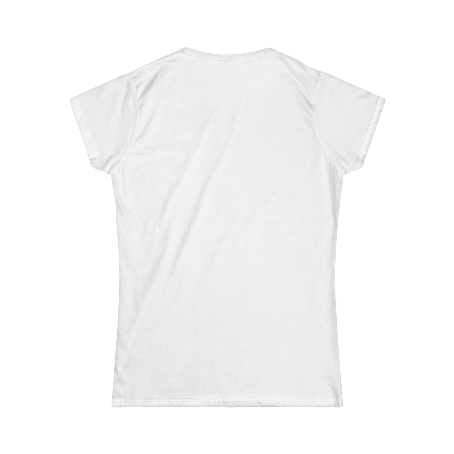 Funny Women's Softstyle Tee - No Phone Zone Design for Tech-Free Living