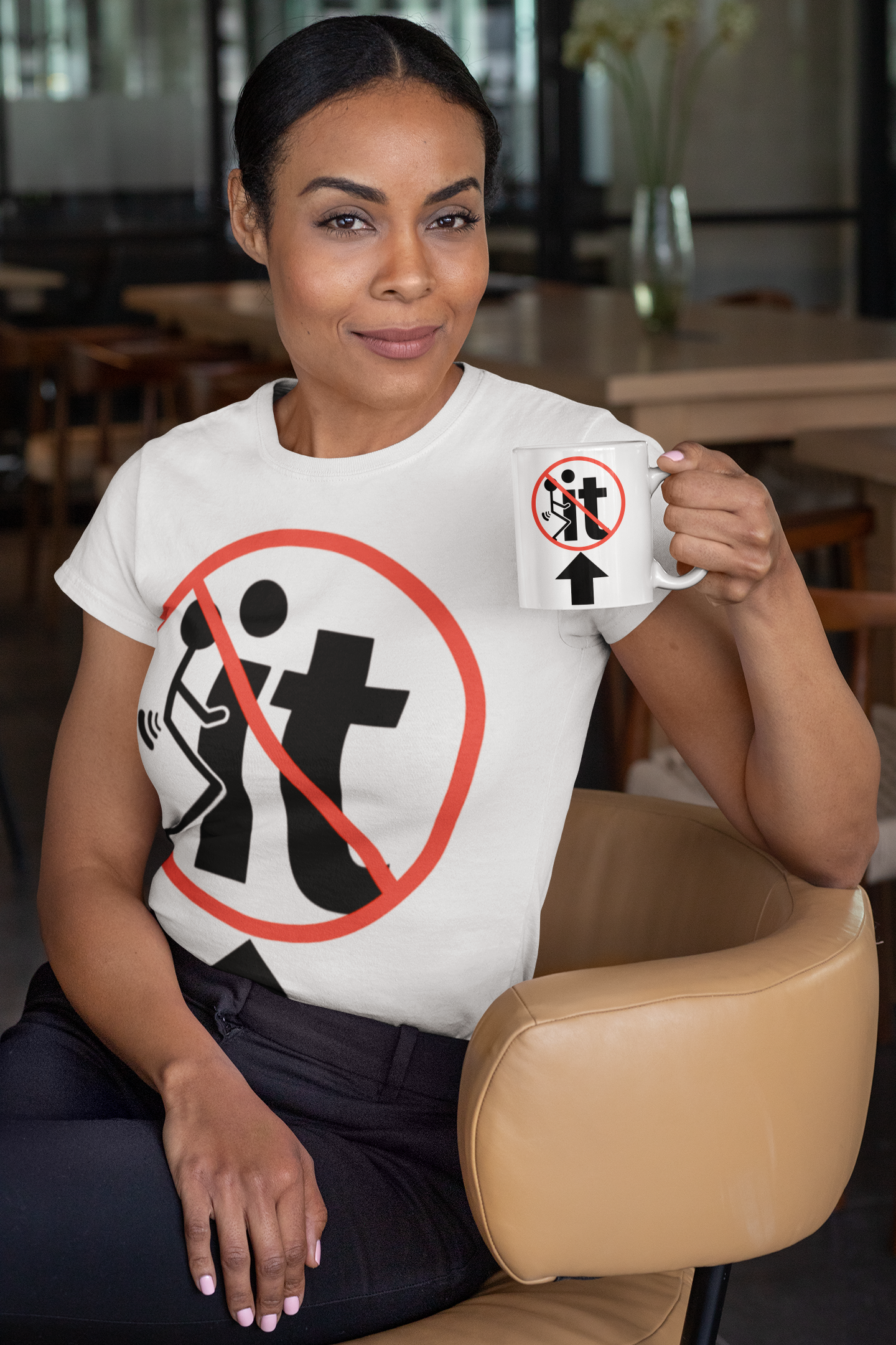 Funny Women's Softstyle Tee - No Phone Zone Design for Tech-Free Living